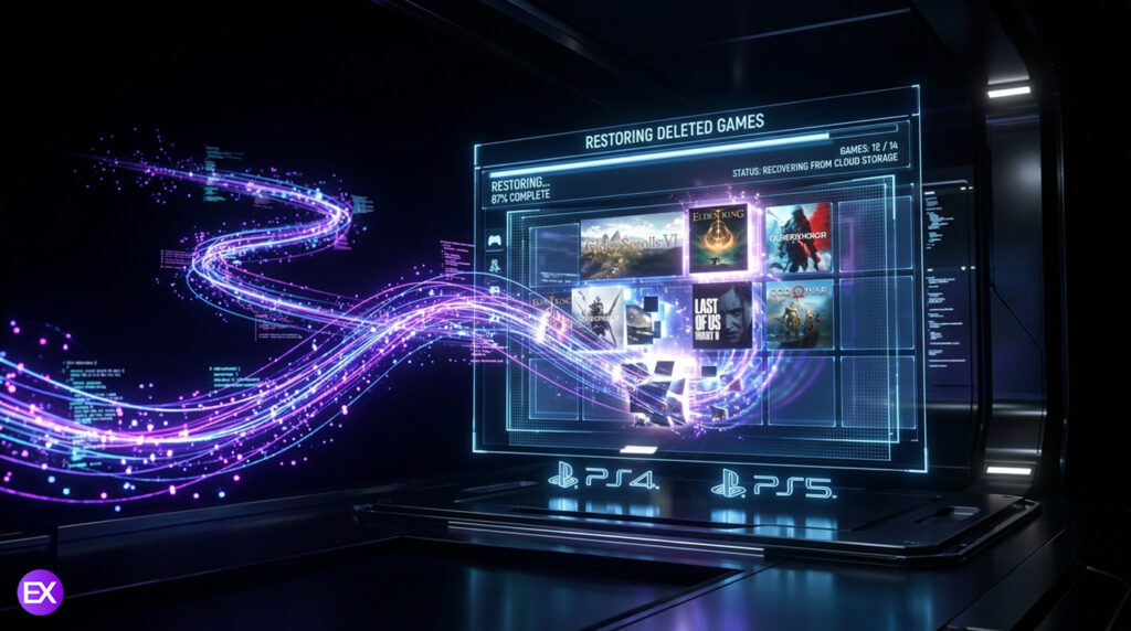 برگرداندن بازی های پاک شده روی PS4 و PS5